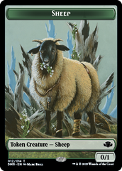 Insect // Sheep Double-Sided Token [Dominaria Remastered Tokens] | Mindsight Gaming
