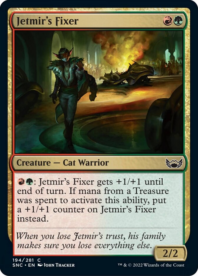 Jetmir's Fixer [Streets of New Capenna] | Mindsight Gaming