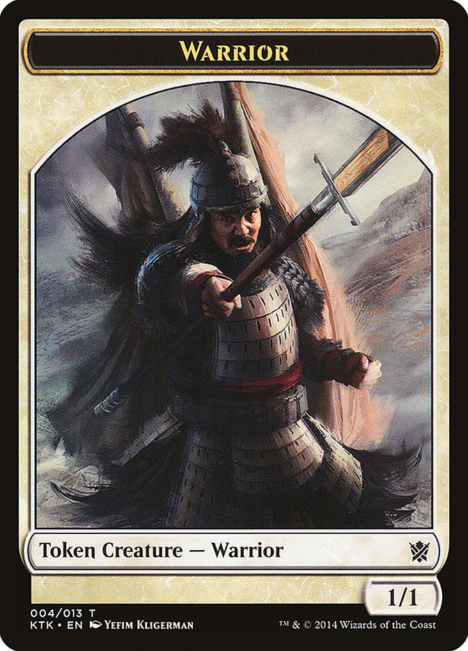Warrior (004/013) [Khans of Tarkir Tokens] | Mindsight Gaming