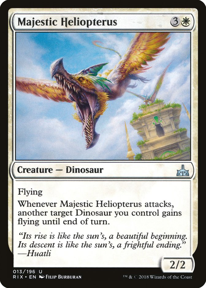 Majestic Heliopterus [Rivals of Ixalan] | Mindsight Gaming