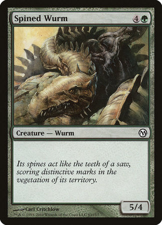 Spined Wurm [Duels of the Planeswalkers] | Mindsight Gaming