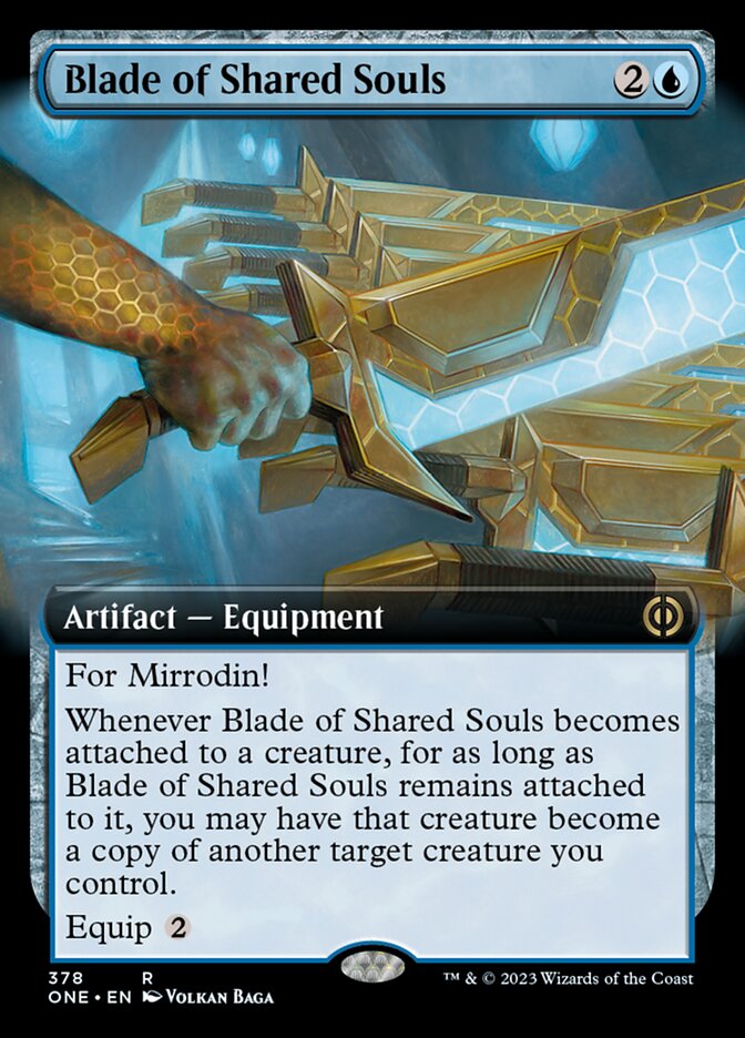 Blade of Shared Souls (Extended Art) [Phyrexia: All Will Be One] | Mindsight Gaming