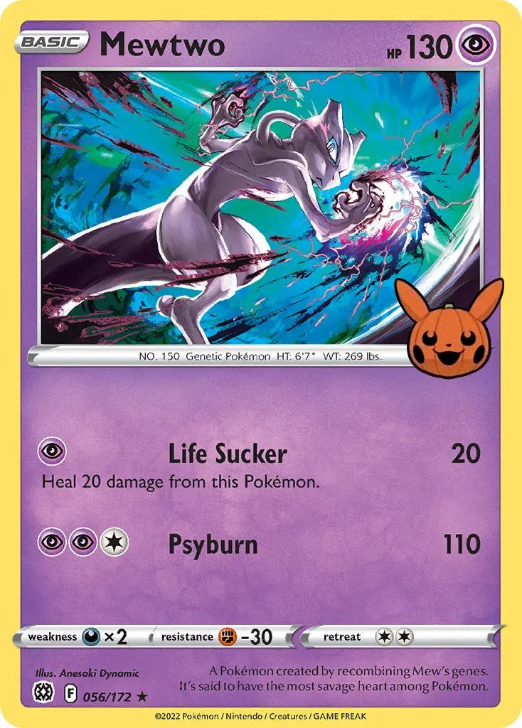 Mewtwo (056/172) [Trick or Trade] | Mindsight Gaming
