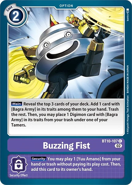 Buzzing Fist [BT10-107] [Revision Pack Cards] | Mindsight Gaming