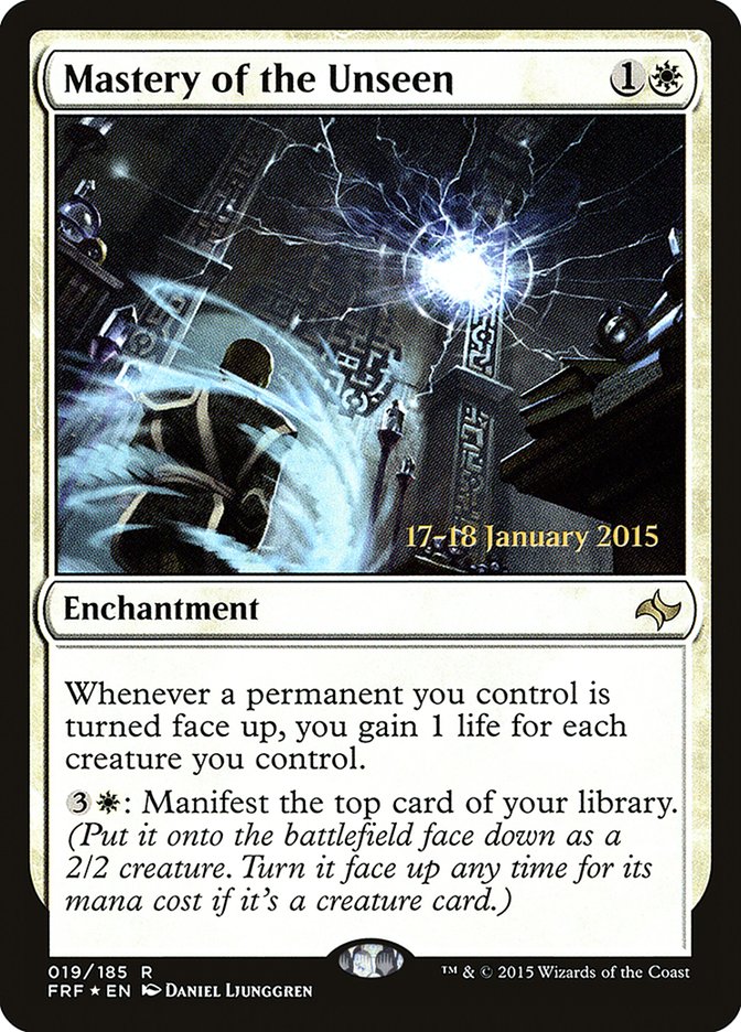 Mastery of the Unseen  [Fate Reforged Prerelease Promos] | Mindsight Gaming