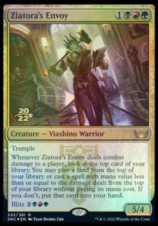 Ziatora's Envoy [Streets of New Capenna Prerelease Promos] | Mindsight Gaming