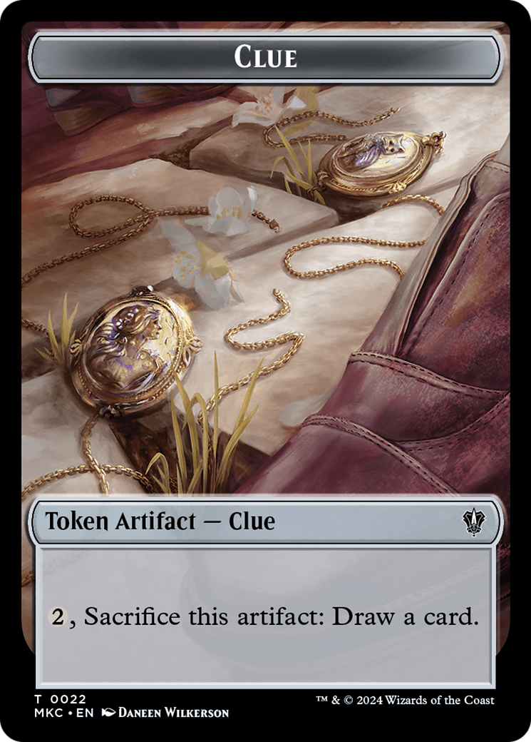 Clue // Insect (0017) Double-Sided Token [Murders at Karlov Manor Commander Tokens] | Mindsight Gaming