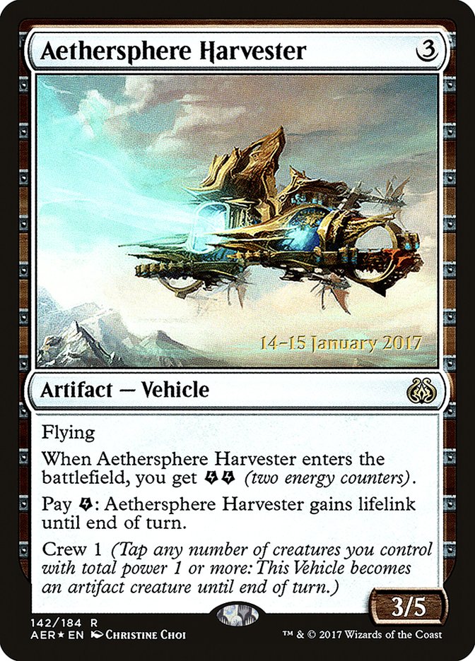 Aethersphere Harvester  [Aether Revolt Prerelease Promos] | Mindsight Gaming