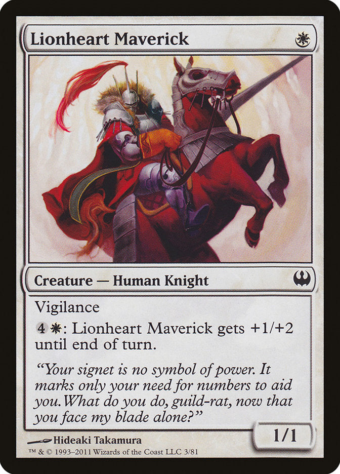 Lionheart Maverick [Duel Decks: Knights vs. Dragons] | Mindsight Gaming