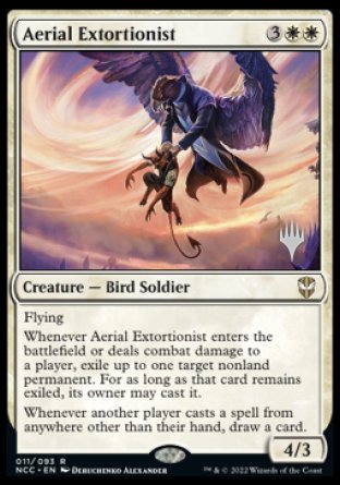 Aerial Extortionist (Promo Pack) [Streets of New Capenna Commander Promos] | Mindsight Gaming