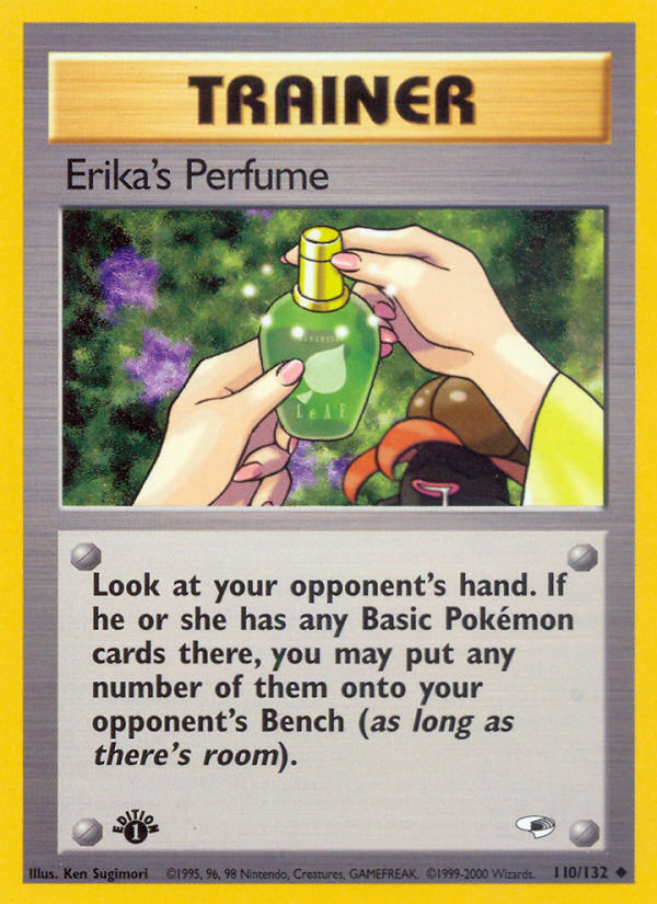 Erika's Perfume (110/132) [Gym Heroes 1st Edition] | Mindsight Gaming