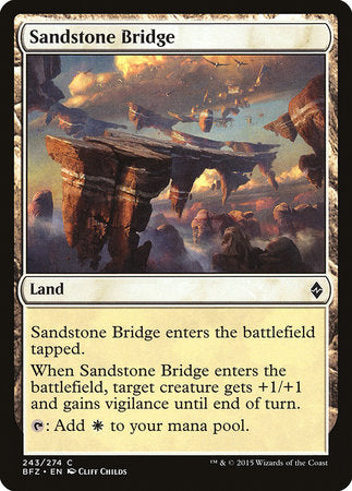 Sandstone Bridge [Battle for Zendikar] | Mindsight Gaming