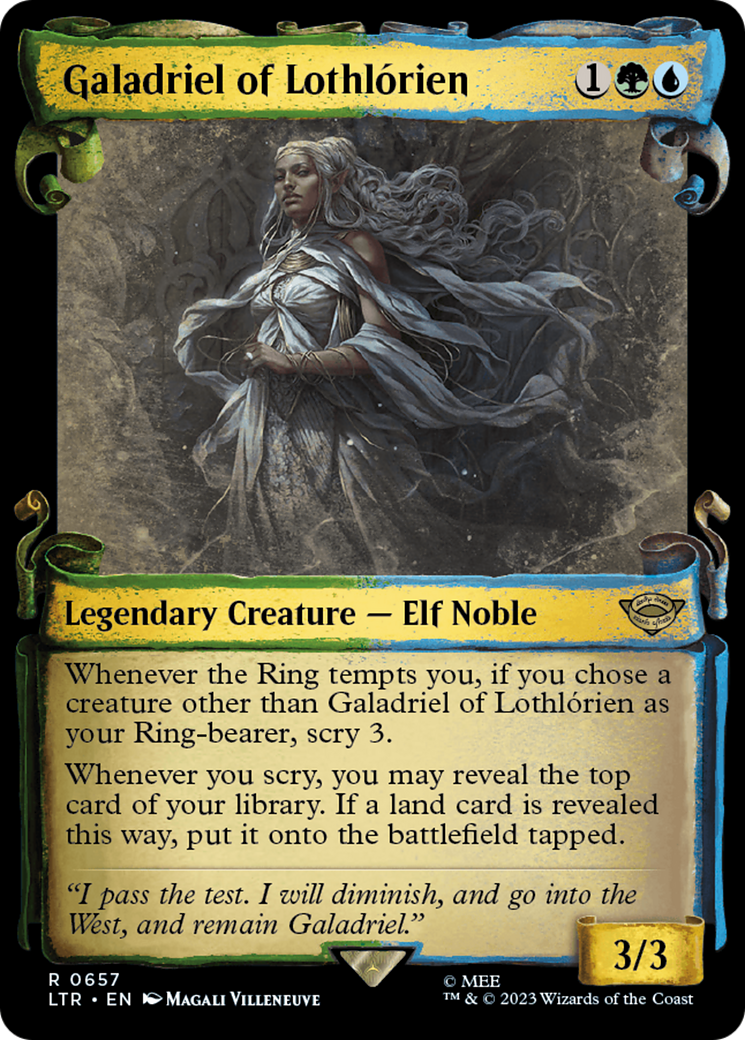 Galadriel of Lothlorien [The Lord of the Rings: Tales of Middle-Earth Showcase Scrolls] | Mindsight Gaming
