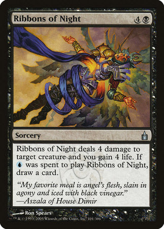 Ribbons of Night [Ravnica: City of Guilds] | Mindsight Gaming
