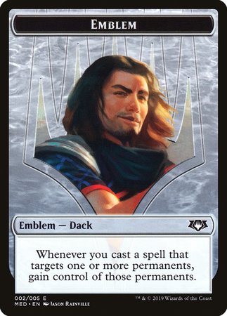 Emblem - Dack Fayden [Mythic Edition Tokens] | Mindsight Gaming