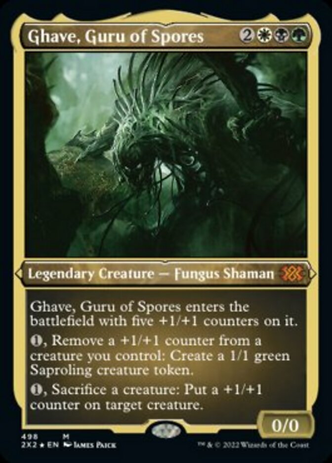 Ghave, Guru of Spores (Foil Etched) [Double Masters 2022] | Mindsight Gaming