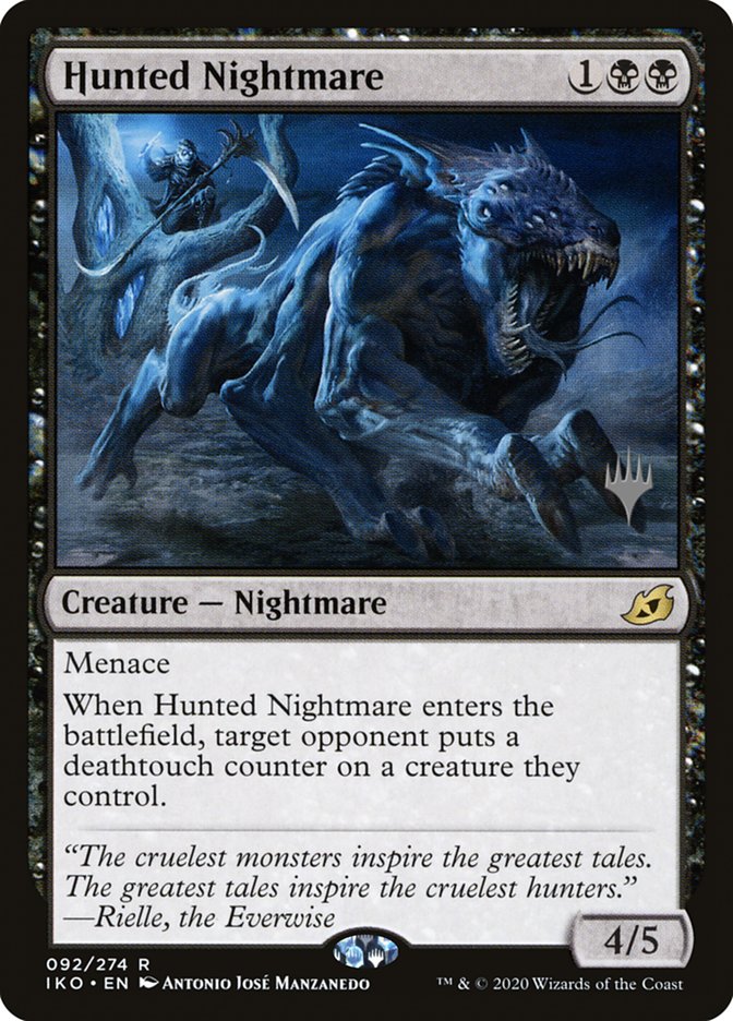Hunted Nightmare (Promo Pack) [Ikoria: Lair of Behemoths Promos] | Mindsight Gaming