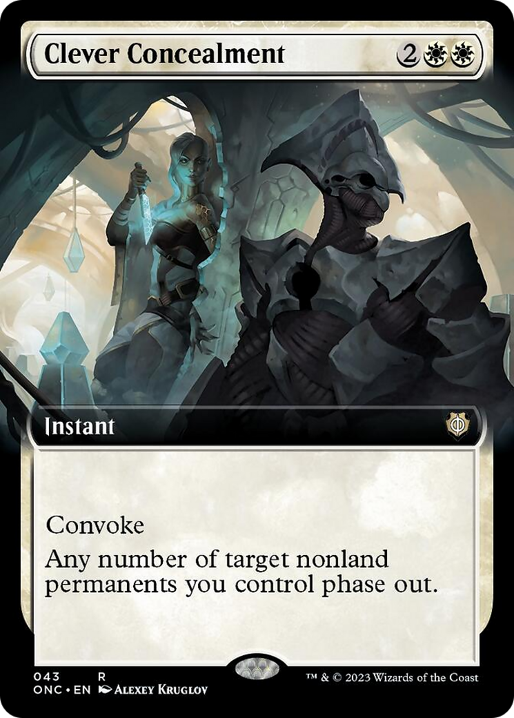Clever Concealment (Extended Art) [Phyrexia: All Will Be One Commander] | Mindsight Gaming