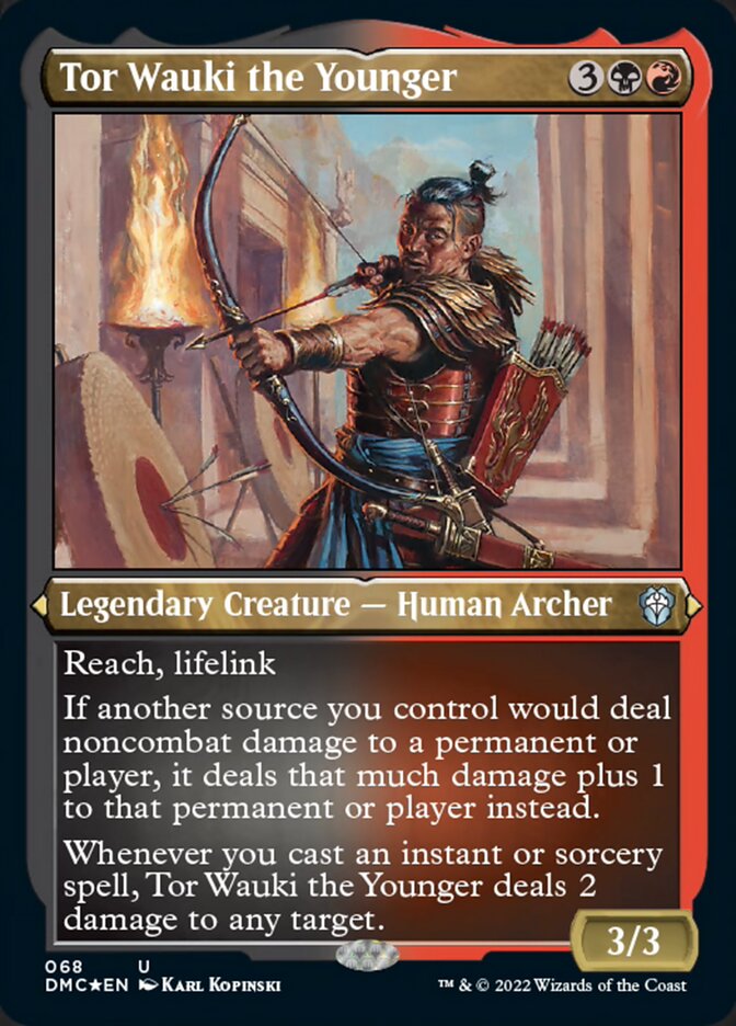 Tor Wauki the Younger (Foil Etched) [Dominaria United Commander] | Mindsight Gaming