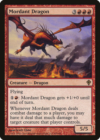 Mordant Dragon [Worldwake] | Mindsight Gaming