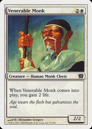 Venerable Monk [Ninth Edition] | Mindsight Gaming