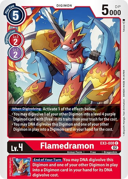 Flamedramon [EX3-008] [Revision Pack Cards] | Mindsight Gaming