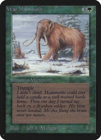 War Mammoth [Limited Edition Alpha] | Mindsight Gaming