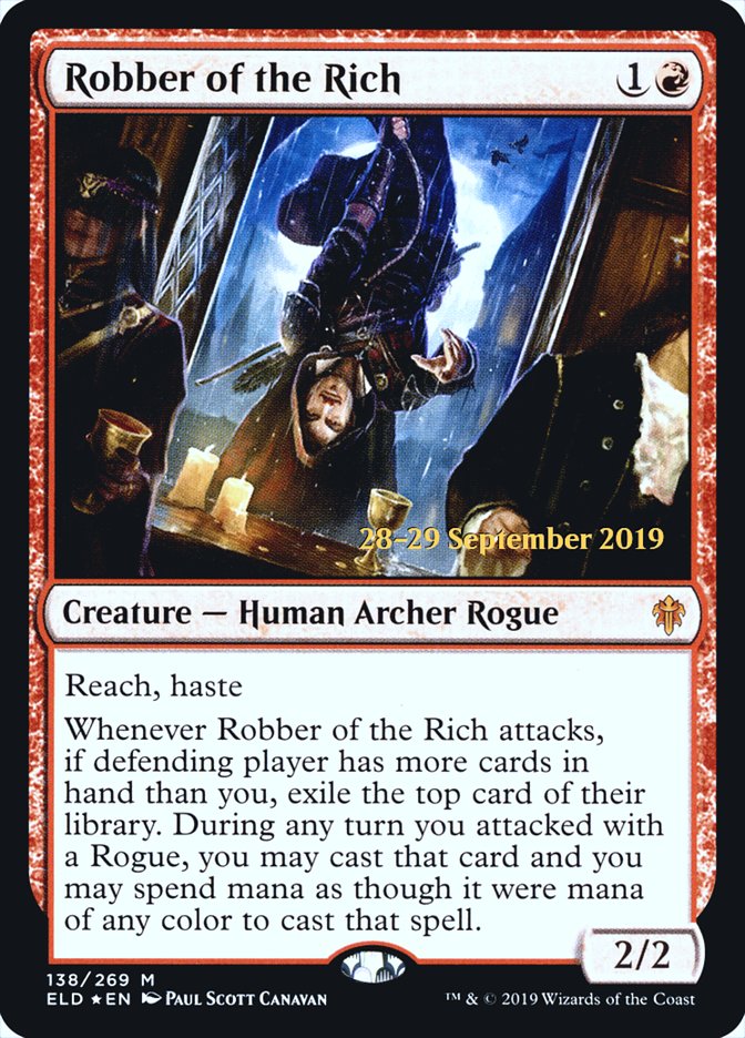 Robber of the Rich  [Throne of Eldraine Prerelease Promos] | Mindsight Gaming