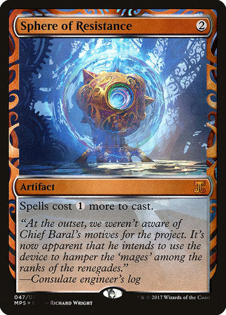 Sphere of Resistance [Kaladesh Inventions] | Mindsight Gaming