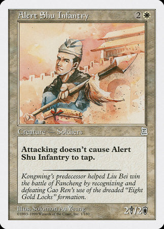Alert Shu Infantry [Portal Three Kingdoms] | Mindsight Gaming
