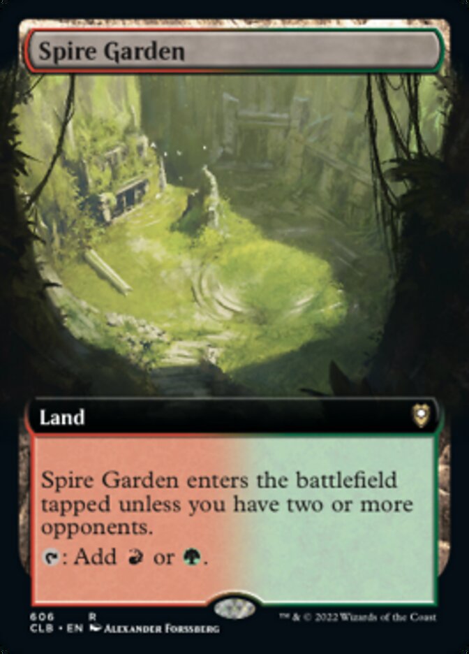 Spire Garden (Extended Art) [Commander Legends: Battle for Baldur's Gate] | Mindsight Gaming