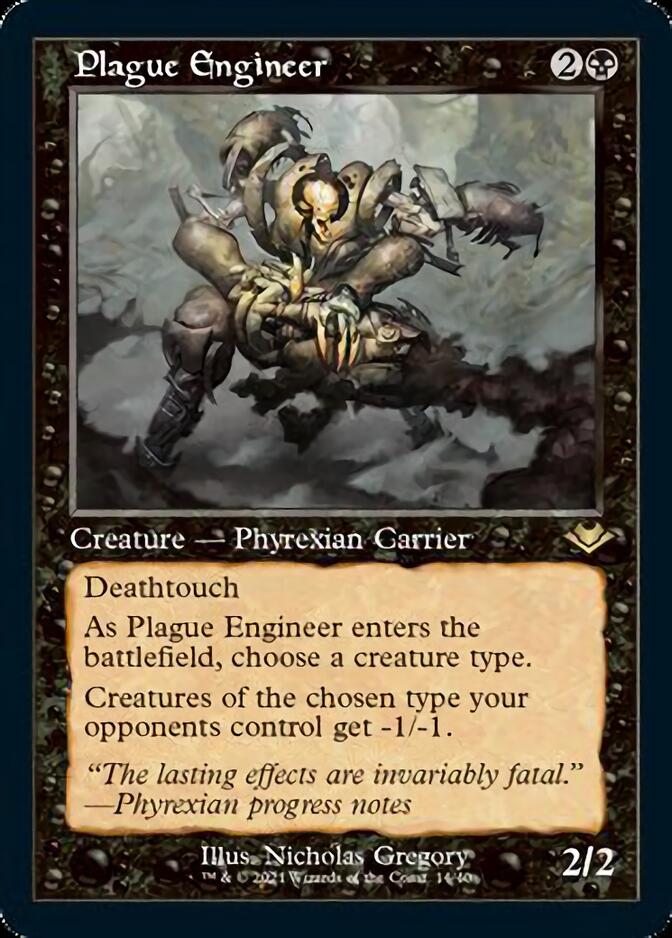 Plague Engineer (Retro Foil Etched) [Modern Horizons 2] | Mindsight Gaming