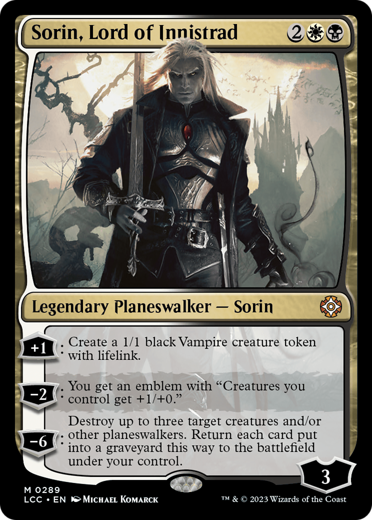 Sorin, Lord of Innistrad [The Lost Caverns of Ixalan Commander] | Mindsight Gaming