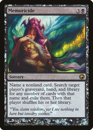 Memoricide [Scars of Mirrodin Promos] | Mindsight Gaming
