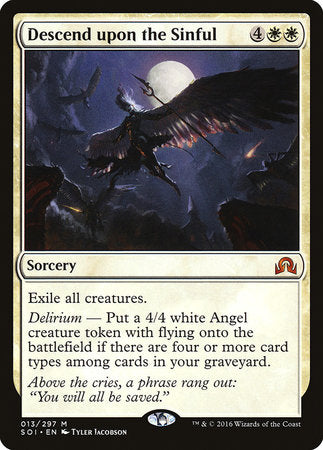 Descend upon the Sinful [Shadows over Innistrad] | Mindsight Gaming
