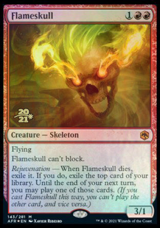 Flameskull [Dungeons & Dragons: Adventures in the Forgotten Realms Prerelease Promos] | Mindsight Gaming