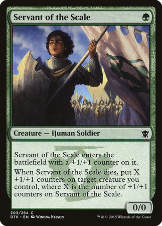 Servant of the Scale [Dragons of Tarkir] | Mindsight Gaming