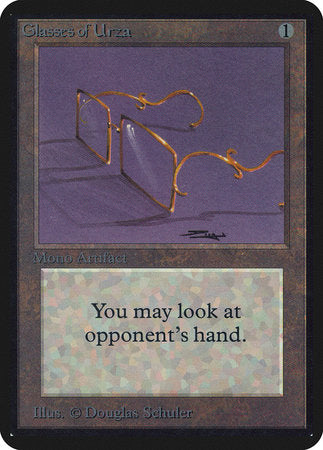 Glasses of Urza [Limited Edition Alpha] | Mindsight Gaming