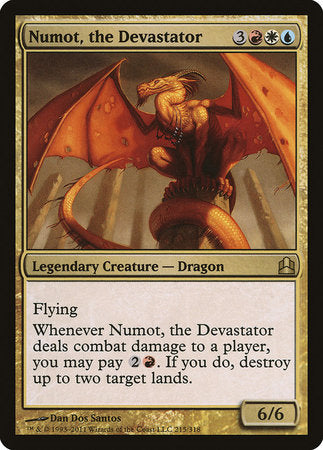 Numot, the Devastator [Commander 2011] | Mindsight Gaming