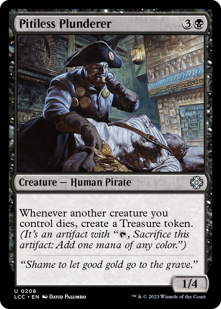 Pitiless Plunderer [The Lost Caverns of Ixalan Commander] | Mindsight Gaming