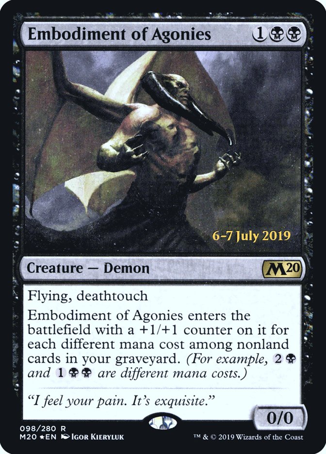 Embodiment of Agonies  [Core Set 2020 Prerelease Promos] | Mindsight Gaming