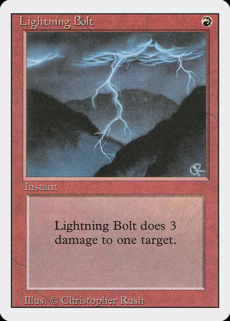 Lightning Bolt [Revised Edition] | Mindsight Gaming