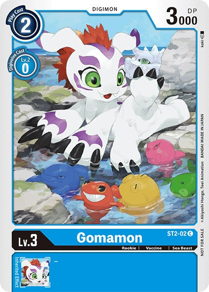 Gomamon [ST2-02] (Official Tournament Pack Vol.3) [Starter Deck: Cocytus Blue Promos] | Mindsight Gaming