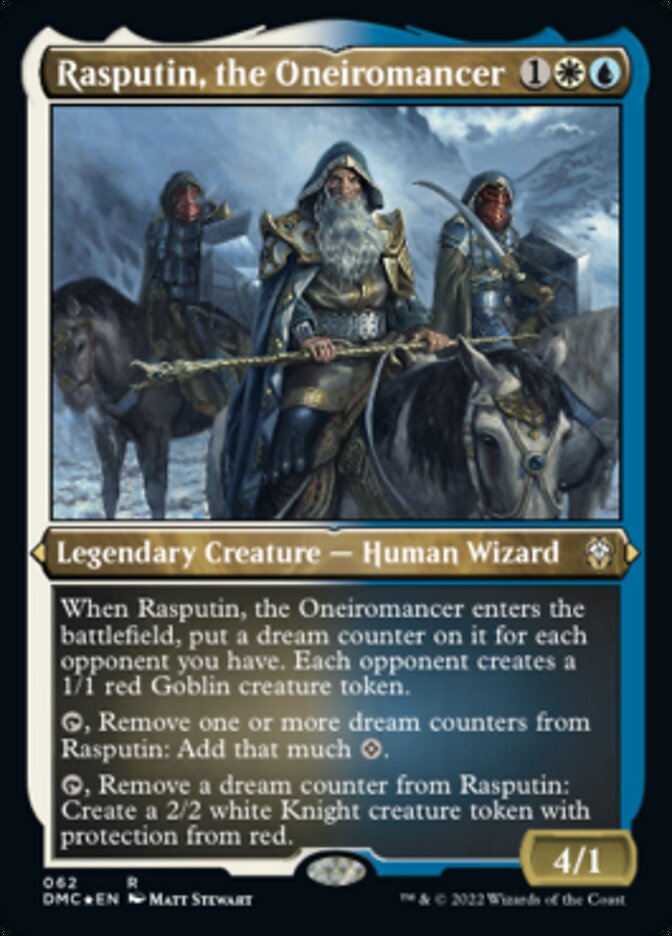 Rasputin, the Oneiromancer (Foil Etched) [Dominaria United Commander] | Mindsight Gaming