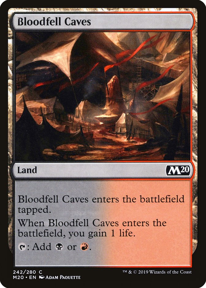 Bloodfell Caves [Core Set 2020] | Mindsight Gaming