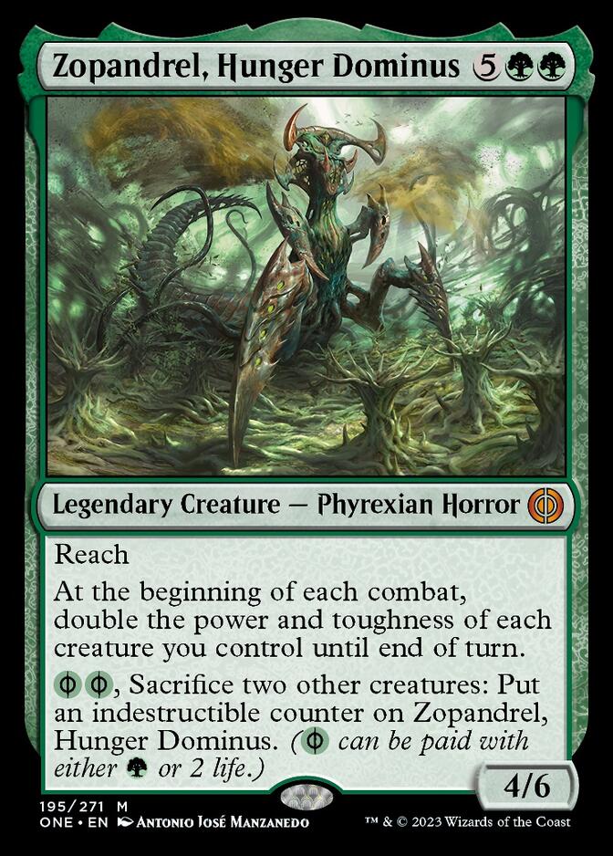 Zopandrel, Hunger Dominus [Phyrexia: All Will Be One] | Mindsight Gaming