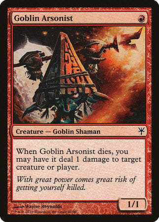 Goblin Arsonist [Duel Decks: Sorin vs. Tibalt] | Mindsight Gaming