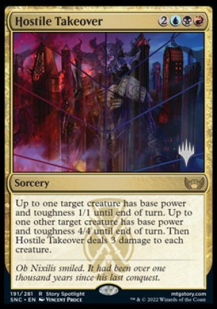 Hostile Takeover (Promo Pack) [Streets of New Capenna Promos] | Mindsight Gaming