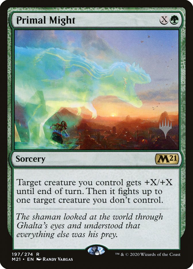 Primal Might (Promo Pack) [Core Set 2021 Promos] | Mindsight Gaming
