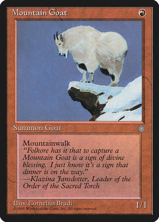 Mountain Goat [Ice Age] | Mindsight Gaming